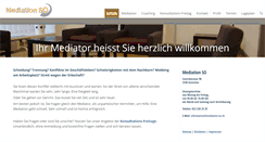 Desktop Screenshot of mediation-so.ch